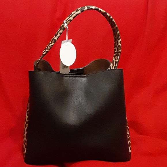 Vegan 2 in 1 shoulder bag - Picture 2 of 13